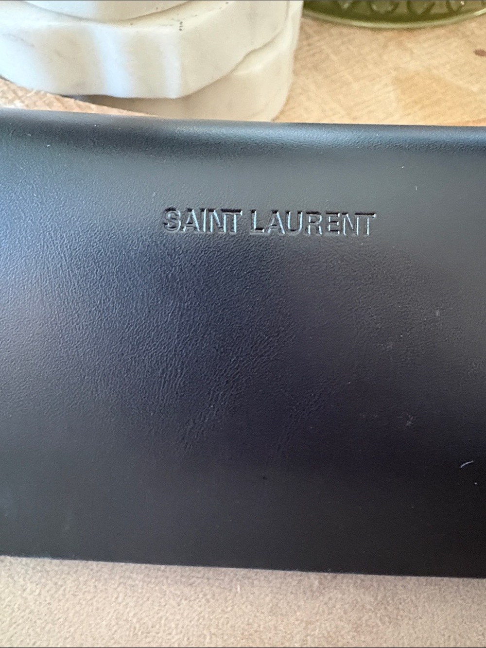 Saint Laurent Ombre Cat-Eye Sunglasses in Black and Brown Gradient - Picture 4 of 6